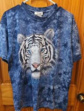 Siegfried & RoyBlue Tie-Dye Tiger  T-Shirt